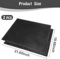 2 Pack Large Livestock Scratching Brush, Horse Scratching Post Pad