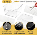 2 Packs Hermit Crab Pool - Ideal Hermit Crab Tank Combination - Pool with Cuttable Climbing Ramp