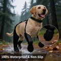 All-in-One Dog Suspender Boots for Small, Medium & Large Dogs – Waterproof Paw Protectors with Non-Slip Sole & Reflectiv