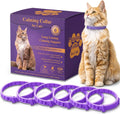 Cat Calming Collars for Cats 6 Pack, Long-Lasting Pheromone Support for Anxiety & Stress, Secure Anti-Slip Adjustable 15