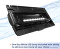 Aqueon LED Deluxe Fish Tank Aquarium Full Hood, Black, 20 Inch