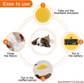 Extragele Heartbeat Puppy Toys Dog Heartbeat Toy for Dog Anxiety Relief and Calming Aid, Heartbeat Stuffed Animal for Puppy Sleep Aid Crate Training, Puppy Essentials Needs Gifts