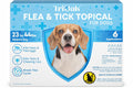 Flea and Tick Prevention for Dogs, 6 Doses Topical Flea Treatment, Helps Control Fleas, Ticks and Lice, for Medium Dogs 23–44 lbs, Waterproof, Fast Acting