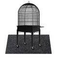 LYMOI Large Bird Cage Mat, Under Pet Cage Mat for Bird Cages, Reptile Aquariums, Dog Kennels, Absorbent/Waterproof Felt Mat with Non-Slip Backing for Hard Floors and Surfaces (36x48 Inch)