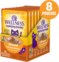 Wellness Appetizing Entrées Mousse Adult Wet Cat Food, Natural, Protein Rich, Grain Free, Chicken Recipe, 1.4 oz, Pack of 8 Pouches