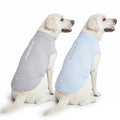 Spark Paws Sunblock Dog T-Shirt, SPF30 Protection, Lightweight Breathable Quick Dry for Dogs with Sensitive Skin - Blue & Grey (Set of 2) - 3XL