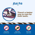 N-Bone FLOSSta Daily Dental Sticks for Dogs, SQF Certified, Natural Dog Dental Treats to Freshen Breath, Dental Chews fo