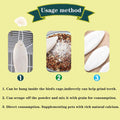 Clyairmao Bird Cuttlebone for Parakeets Cuttlebone for Birds - Natural Cuttlefish Bone Bulk Chew Toy Bird Bites Calcium Stone for Canaries Tortoises,Snails,Reptiles,Parrots,Cockatiel
