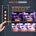 hygger LED Saltwater Aquarium Light, 24/7 Mode Nano Tank Reef Light for Coral, Refugium Light with White, Blue, U-V LEDs