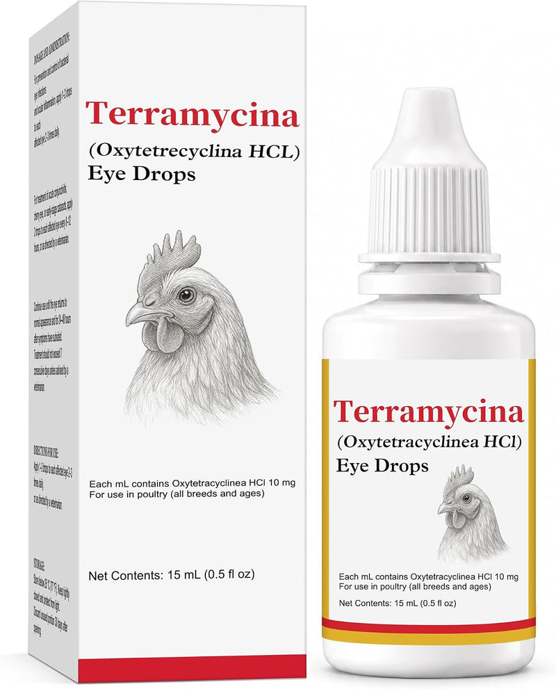 Chickens Eye Care Drops for Chickens, Ducks & Birds – Improve the Eye Health – Improve Egg Quality – Supports Clear Visi