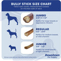 Downtown Pet Supply Jumbo Bully Sticks for Dogs - Natural Beef Chews, Low-Odor & Rawhide-Free, Long Lasting Dog Treats f
