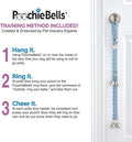 Premium Webbing PoochieBells Potty Training Dog Doorbells, Simple and Effective Puppy Housetraining Bell Tool with Easy,