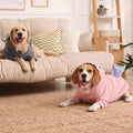 Lelepet Dog Costume Shark, Warm Fleece Dog Halloween Hoodie, Blue, M