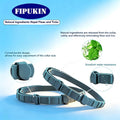 Fipukin Natural Ingredients Flea Repellent Collar for Cats, Safe and Effective Flea and Tick Repellent, Waterproof, 8 Months Protection per Collar, Free Comb, One Size Fits All, 13.8 Inches, 2-Pack