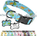 Personalized Dog Collar and Dog Tag Set,Comfortable for Small Medium Dogs