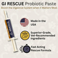 Horse Digestive Support System | Emergency & Daily GI Balance | Probiotic Prebiotic Formula | for Colic Gas Diarrhea & S
