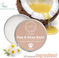 All in One Natural Vegan Dog Paw and Nose Balm, Winter and Summer Paw Protection from Snow, Ice, Salt and Hot Pavement, 