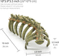 relaqcc Aquarium Skull Animal Skeletons, Reptile Tank Accessories, Fish Tank Decorations for Amphibians, Betta Fish, Shr