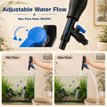 Small Aquarium Gravel Vacuum, Manual Siphon Water Changer for 3-10 Gal