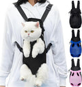 Pet Carrier Backpack, Adjustable Pet Front Carriers for Small Medium Dogs Cats 5-18 Lbs, Legs Out, Dog Cat Carrier Backp
