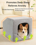 Hovicaed Indoor Dog House Small Sized Dog Tent with Dog Cave Bed 26x20ines