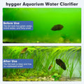 hygger Aquarium U-V Light with Timer, 360° Protective Shield Clean Light for Green Water and Algae Clean, Mini Algae Con
