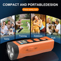 Dog Bark Deterrent Device, Color Display 2000 mAh Rechargeable Ultrasonic Anti-Barking Trainer with 4 Frequency Settings