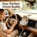 Hamster Car Seat, Doll Car Seat Adjustable Leash Gerbils Car Vent Holder with Vent Clip & Magnetic Base for Small Animal