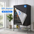 LWFCOEE Bird Cage Cover, 33”L×23”W×41”H Large Birdcage Covers for Night, Waterproof Heavy Duty Cage Covers for Parrot Pa