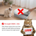 120 Count 26"x11.8" Cat Litter Box Liners Compatible with Fsitego & Fumoi Self-Cleaning Litter Boxes, Heavy Duty Automatic Cat Litter Box Bags with Drawstring, 3-4 Gallons of Capacity
