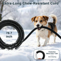 Extra Large Heated Water Bowl - 5.5L Outdoor Heated Dog Bowl with Anti-Chew Cord, Heated Pet Bowl Provides Drinkable Wat