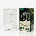 【Pre-Assembled】 Jumping Spider Enclosure(3"×3"×6") Front Above Opening Praying Mantis Habitat, Jumping Spider Habitat, A