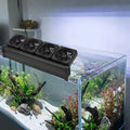 4-Fans Aquarium Chiller with Adjustable 5 Speed Controller 5 Timer Setting, Fish Tank Fan Aquarium Cooling Fan, 90° Adju