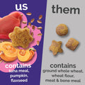 Fruitables Cat Treats, Healthy Treats For Cats, Low Calorie and Packed with Protein, Crunchy Biscuits, No Wheat, Corn or Soy, Made with Real Tuna and Pumpkin, 2.5oz