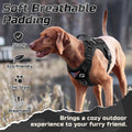rabbitgoo Tactical Dog Harness for Large Dogs, No Pull Military Service Vest with Handle & Molle, Easy Control for Training Walking, Adjustable Reflective Straps, Black, L