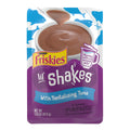 Purina Friskies Pureed Cat Food Topper, Lil’ Shakes With Tantalizing Tuna Lickable Cat Treats - (Pack of 16) 1.55 oz. Pouches