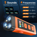 Dog Bark Deterrent Device, Color Display 2000 mAh Rechargeable Ultrasonic Anti-Barking Trainer with 4 Frequency Settings