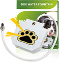 KEFIY Dog Water Fountain Step On, Outdoor Dog Water Sprinkler for Large Dogs, with Upgrade Copper Valve Set, Easy to Use, Fresh Water to Drink