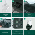 REPTI ZOO Water Feeder and Fogger, 2 in 1 Reptile Humidifier with Water Bowl, Automatic Water Dispenser for Chameleon Fr