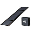 HBTower 63" Long x 17.3" Wide Folding Dog Ramp for Large Dogs Up to 250lbs - Portable Pet Ramp with Non-Slip Surface, Extra Wide Dog Car Ramps for Car, SUV, Truck & High Beds