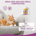 Cat Calming Pheromone Diffuser Kit – 2 Plug-Ins & 4 Refills (48ml), Cat Anxiety & Stress Relief, Multi Cat Calming Diffu