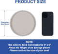 Arespark Pet Silicone Food Mat, Set of 2 Nonslip Waterproof Feeding Bowl Mat with Raised Edges for Food and Water Preven