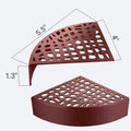 2-Pack Aquarium Shrimp Shelter Hide, 5.5x4x1.3 inches, Multi-Sized Holes for Cherry and Dwarf Shrimp