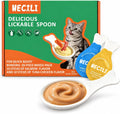 Lickable Spoons Wet Cat Treats,Tuna & Chicken & Salmon, 0.5 oz 20 pk