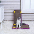 PEEKAB Cat Scratcher Cardboard Wide Scratching Board Reversible Corrugate Cat Scratch Pad with Box Catnip Included Large