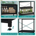 5-10 Gallon Fish Tank Stand with Cabinet Storage for Aquarium Stand