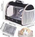 Bearded Dragon Travel Carrier Backpack,Lizard Backpack Carrier,Space Capsule Clear Bubble Window Astronaut Reptile Carri