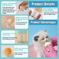 Kitten Bottle Feeding Kit for Nursing, Milk Bottles for Feeding Newborn Puppies,Anti-chocking Design with 3pcs Replaceab