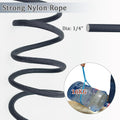 WYuZe 5ft Puppy Leash for Small Dogs, 1/4" Thin Rope Dog Leash with Easy to Use Hook, Lightweight Lead for Cat/Small Pet Walking Training,10 Colors, Black