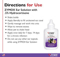 Zymox Enzymatic Ear Wipes and Ear Solution for Dogs and Cats - Product Bundle - for Dirty, Waxy, Smelly Ears and to Soot